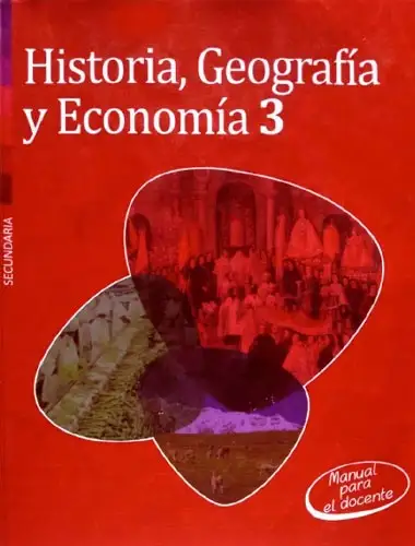 Historia, Geografía y Economia 3. Manual para el Docente. Tercer Grado de Educación Secundaria (MINEDU Perú - Descarga Gratis este Libro de texto) (portada) | Sitio Web Oficial minedu-gob-pe.org